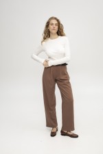 Бежеві брюки 3883 фото 0