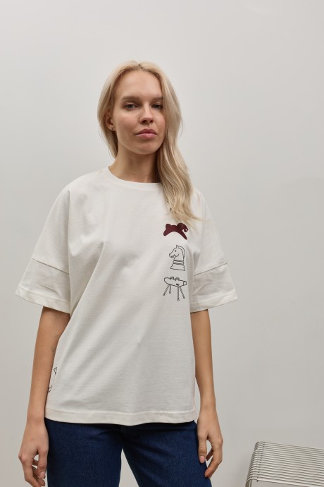 Біла футболка 40714071 купить