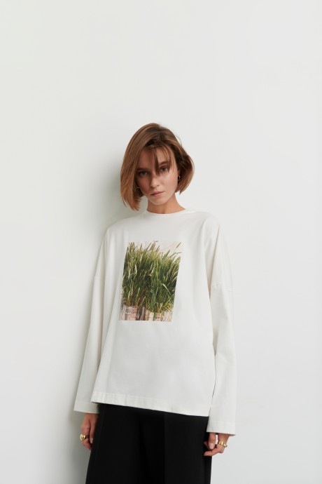 Молочний лонгслів 36763676 купить