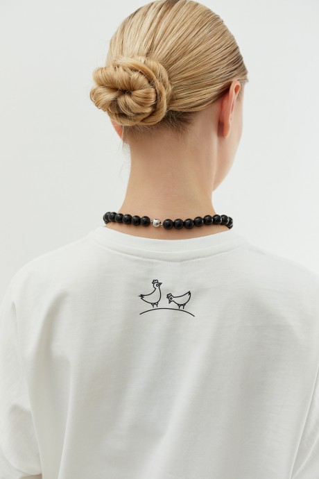 Біла футболка 38023802 купить