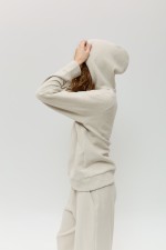 Бежевий худі 4036 фото 2