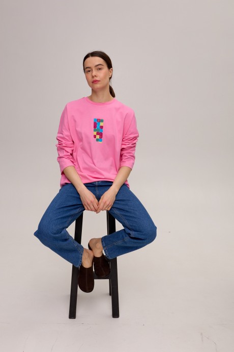 Рожевий лонгслів 39743974 купить