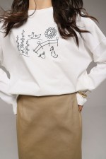 Білий лонгслів 3860 фото 1