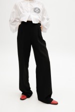 Чорні брюки максі 3901 фото 1