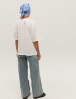 Біла футболка 3977 фото 7