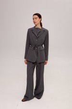 Сірий жакет 3963 фото 8