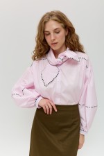 Рожева блуза 4015 фото 0