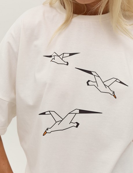 Біла футболка 39773977 купить