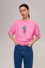 Рожева футболка 3973 фото 0