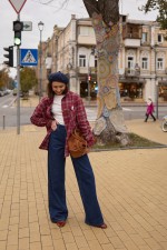 Червона картата сорочка 4053 фото 1