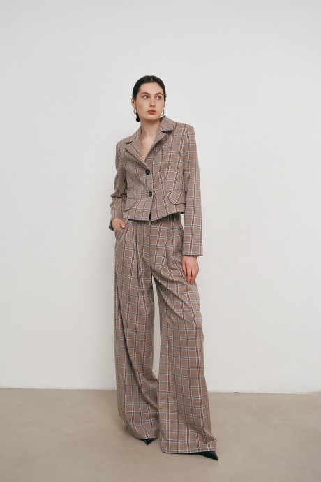 Жакет у клітику 36783678 купить