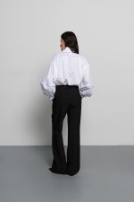 Чорні брюки максі 3759 фото 3