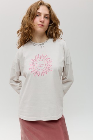 Сірий лонгслів 40134013 купить