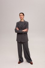 Сірий жакет 3963 фото 1