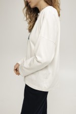 Білий лонгслів 3898 фото 4