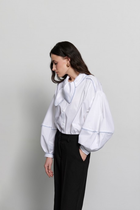 Біла блуза 37573757 купить