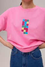 Рожева футболка 3973 фото 2