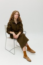 Зелений анорак 4021 фото 10