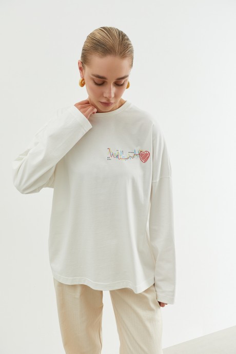 Молочний лонгслів 37803780 купить