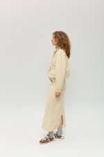 Бежевий бомбер 4034 фото 2