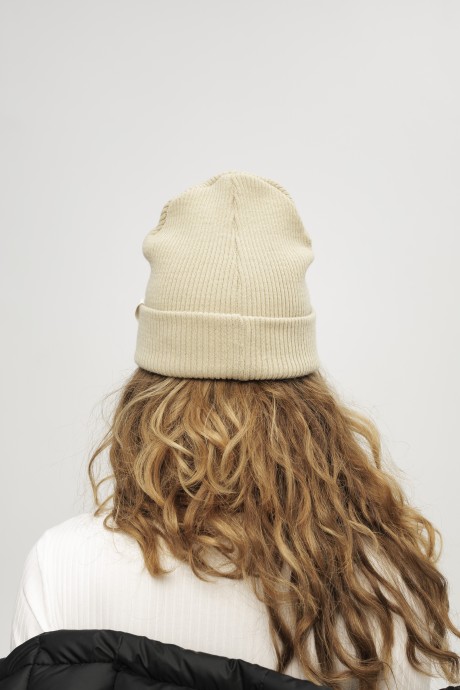 Бежева шапка 37043704 купить