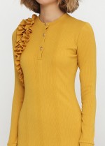 Жовта сукня 2551 фото 2