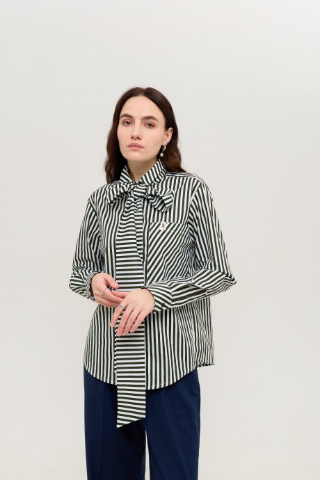 Зелена сорочка у смужку 39543954 купить