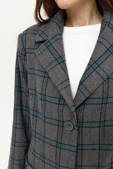 Сірий жакет у клітинку 39443944 купить