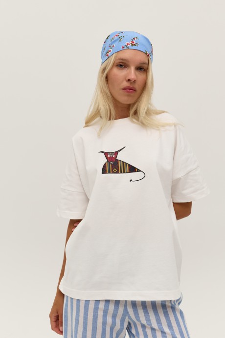 Біла футболка 38473847 купить