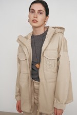 Бежева куртка 3664 фото 2