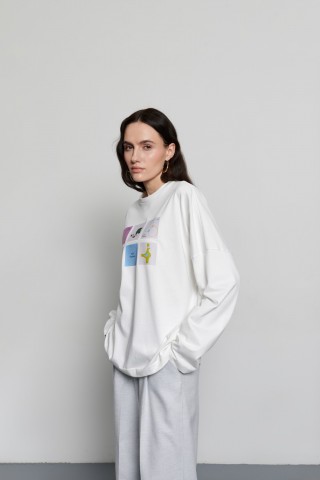 Молочній лонгслів 37393739 купить