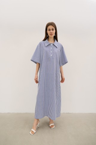 Сукня у синьо - білу смужку 37983798 купить
