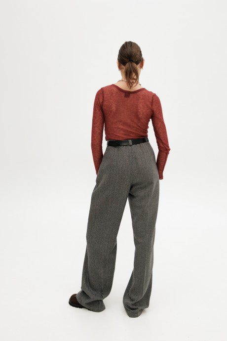 Сірі брюки максі 39293929 купить