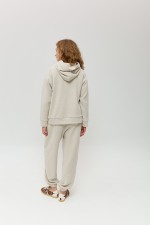 Бежевий худі 4036 фото 4