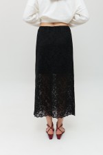 Чорна спідниця 4029 фото 3