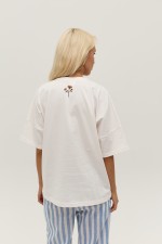 Біла футболка 3984 фото 7