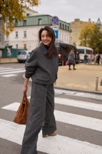 Сірий бомбер 4045 фото 0